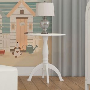 Mesa De Apoio 100% Mdf Bili Móveis Peroba Branco Brilho Branco Brilho