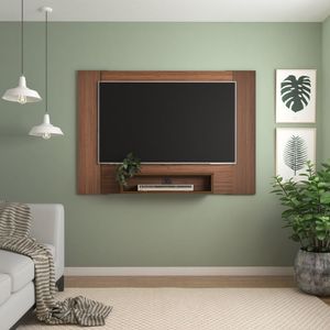 Painel Para Tv Até 40" Com Nicho Cine Artely Cedro/Off White