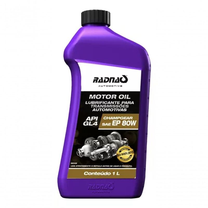Radnaq Automotive Motor Oil EP 75W80 - MSLub - Sua Troca de Óleo pela  Internet