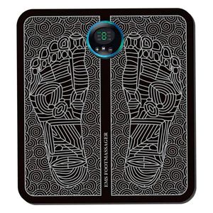 Tapete Terapia Relaxante Muscular Massageador Elétrico Cor:preto;tamanho:único;gênero:unissex