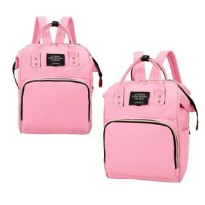 Mochila Mala Bolsa Multiuso Multifuncional Maternidade Tamanho:único;gênero:unissex;cor:rosa