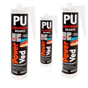 Pu Construcao Branco Tubo 300Ml C/ 3 Unidades