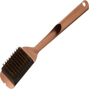 Escova Para Grelha Churrasqueira Com Raspador Cobre Outset