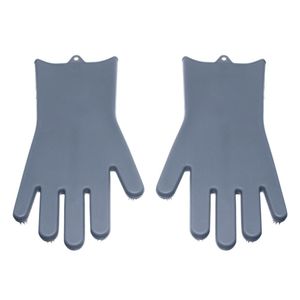 Luva De Silicone Com Cerdas Limpeza Cozinha Louça Prana