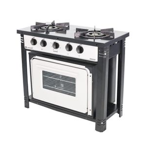 Fogão Industrial Com Forno 2 Bocas Duplas Bravo Br2bf Branco - Venâncio