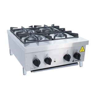 Fogão Inox Profissional Dom Bidone Fdb4m 04 Bocas De Mesa - Venâncio.