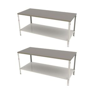 Kit - 2 Mesa Panificadora Desmontável 900x870x1900 M-190 - Braesi
