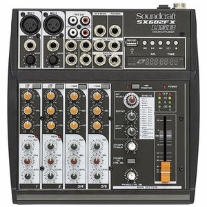 Mixer Analogico Soundcraft Sx602fx 6 Canais Usb