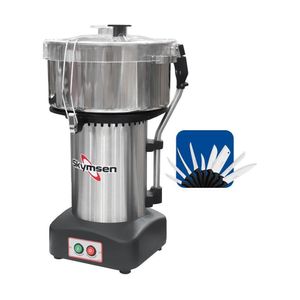 Processador De Alimentos Cutter Profissional Inox 8l Cr-8l 127v Skymsen + Jogo De Facas 9Pçs
