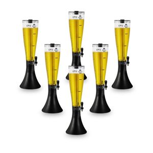 Kit - 6 Torres De Chopp Tulipa 3,5l Super Gelada - Marchesoni