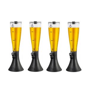 Kit - 4 Torres De Chopp Tulipa 3,5l Super Gelada - Marchesoni
