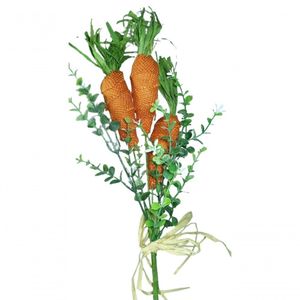 Galho De Cenouras Com Flor Branca - Ce044
