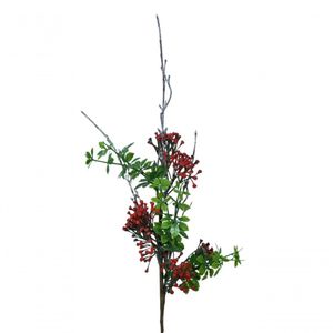 Pick Ponteira Frutinhas Vermelha Com Pinhas 60cm