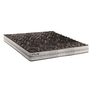 Colchão Queen Espuma D33 Pasquale Plus Euro Pillow Black (158X198X20) - Paropas
