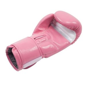 Luva Boxe Muay Thai Champions Atena Rosa 12 Oz Mks Combat