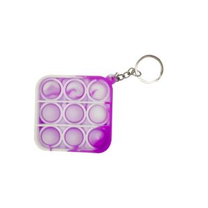 Chaveiro Pop It Anti Estresse Relaxamento Quadrado Fidget