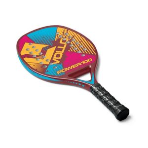 Raquete De Beach Tennis Power 100 Vollo Cor Vermelho