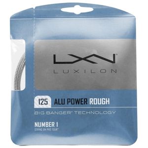 Corda Luxilon Alu Power Rough Set Individual Cor Cinza Espessura 1.25mm
