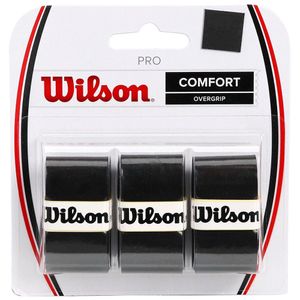 Overgrip Wilson Pro Comfort Com 03 Unidades Cor Preto