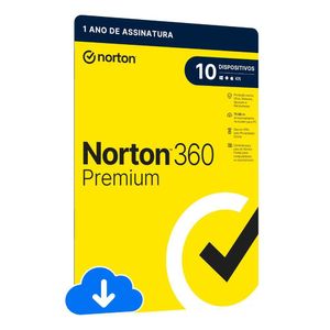 Antivírus Norton 360 Premium - 10 Dispositivos - 12 Meses Esd - 21414573