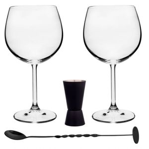Gin Kit Authentic Collection 4 Peças - Preto