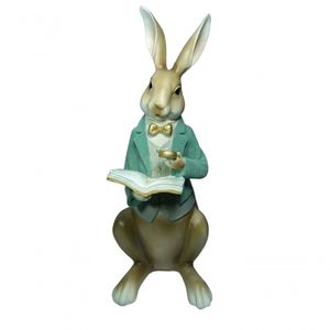 Escultura Em Resina Coelho Albert