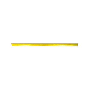 Porta Etiqueta Simples Amarelo 90cm Com Acrílico New Plus/plus - Sa Gôndolas
