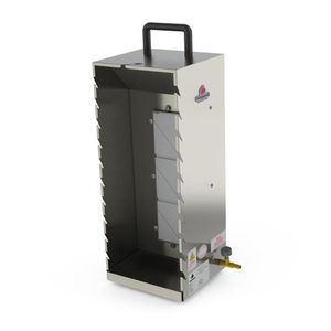 Churrasquito Churrasqueira A Gás Infravermelho 10 Espetinhos Ou 1 Espeto 75cm Pr-199g Em Inox Progás