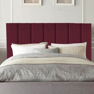 Cabeceira De Cama Casal Box 140 Cm Karla Carla Suede Cor:bordô