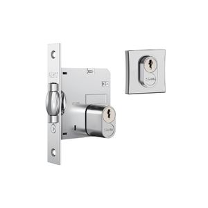 Fechadura Pivotante 1005 Redonda Inox - Stam Quadrado