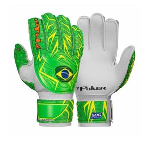 Luva De Goleiro Poker Championship Multiterreno- Verde Tamanho 8 Cor Verde