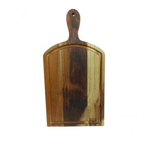 Tábua De Madeira Teca Com Pegador 41cm