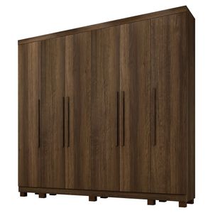 Guarda Roupa Casal 6 Portas Atlanta Benetil Imbuia