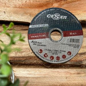 Disco Corte Std Aço/inox 115x1,0x22mm - Ciser