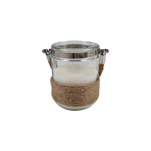 Vela Perfumada Em Parafina Com Base Em Juta E Vidro Odeur L'hermitage 10x10cm