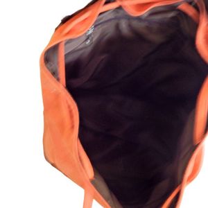 Mochila Feminina Canvas High Zup Cor Laranja