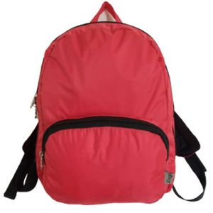 Mochila Feminina de Nylon Emborrachado Impermeavel Vermelho