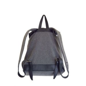Mochila Feminina Canvas High Zup Cor Cinza