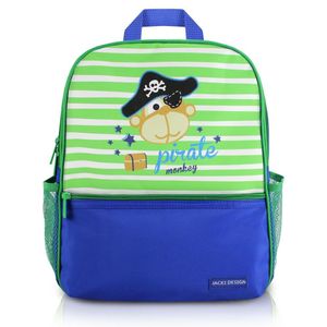 Mochila Pequeninos Jacki Design Azul - Macaco