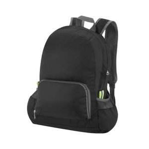 Mochila Mala Dobrável Preto Esportes Viagem Camping Cor:preto;tamanho:único;gênero:unissex