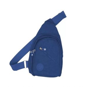 Bolsa Mochila Bag Pochete Transversal Alça única Ajustável Tamanho:único;gênero:unissex;cor:azul