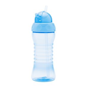 Copo Com Canudo - 350ml - Clean - Azul - Lolly Nenny