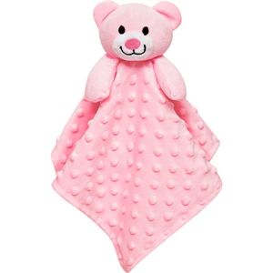 Naninha De Bebê - Ursinho - Algodão Doce - Rosa - Buba