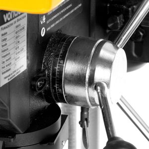 Kit Ferramentas Vonder Furadeira De Bancada 16mm 220v e Broca De Aço Rápido 3/32" 389711 Amarelo