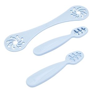 Kit Colheres De Treinamento - Dippy - Azul - Lolly Kinddy