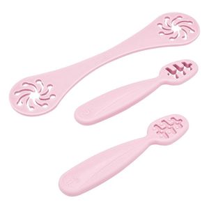 Kit Colheres De Treinamento - Dippy - Rosa - Lolly Kinddy