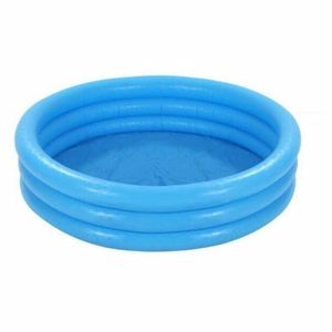 Piscina Infantil Azul Cristal Inflável - Redonda - 156 Litros - Intex