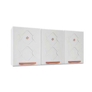 Módulo Cozinha Telasul Mirage New Armário C/ 3 Portas Branco
