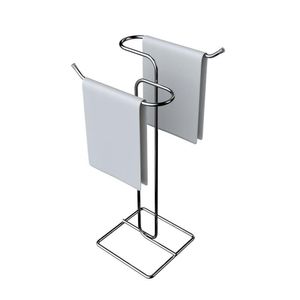 Porta Toalha Duplo De Bancada - Stolf Cromado