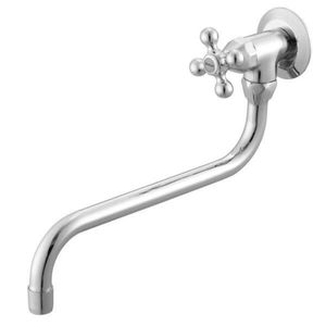 Torneira Para Cozinha Com Bica Móvel De Parede Meber 1167 C 21 1/2 S Cromado
